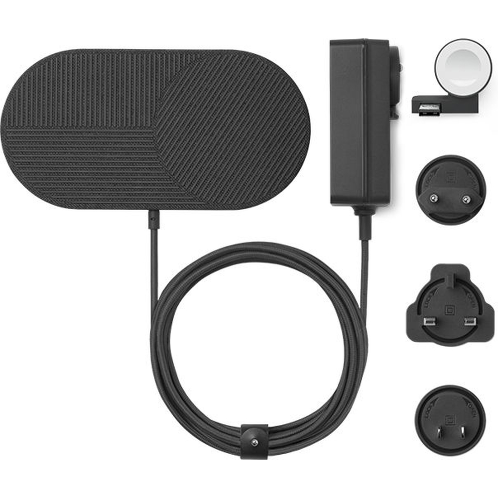 DROP XL БЗУ для Apple Watch стандарта Qi, мощность 10W, с кабелем 2м, цвет: серый